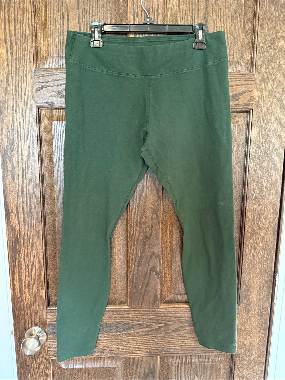 Pact Dark Forest Green Stretch Leggings XL